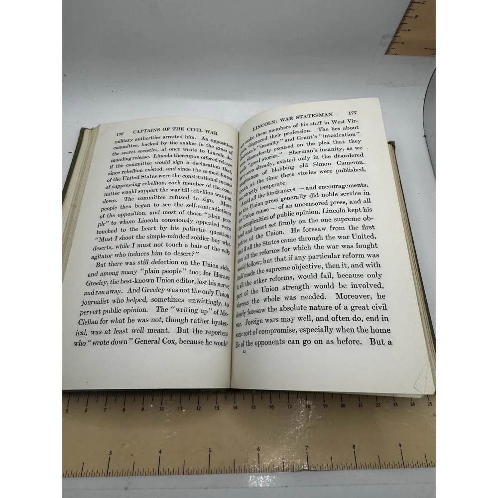 Chronicles of America Series Captains of the Civil War by William Wood hb/1921